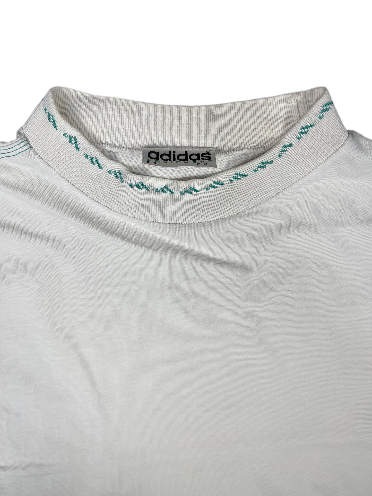 Vintage Adidas Equipment T-Shirt White - S/M