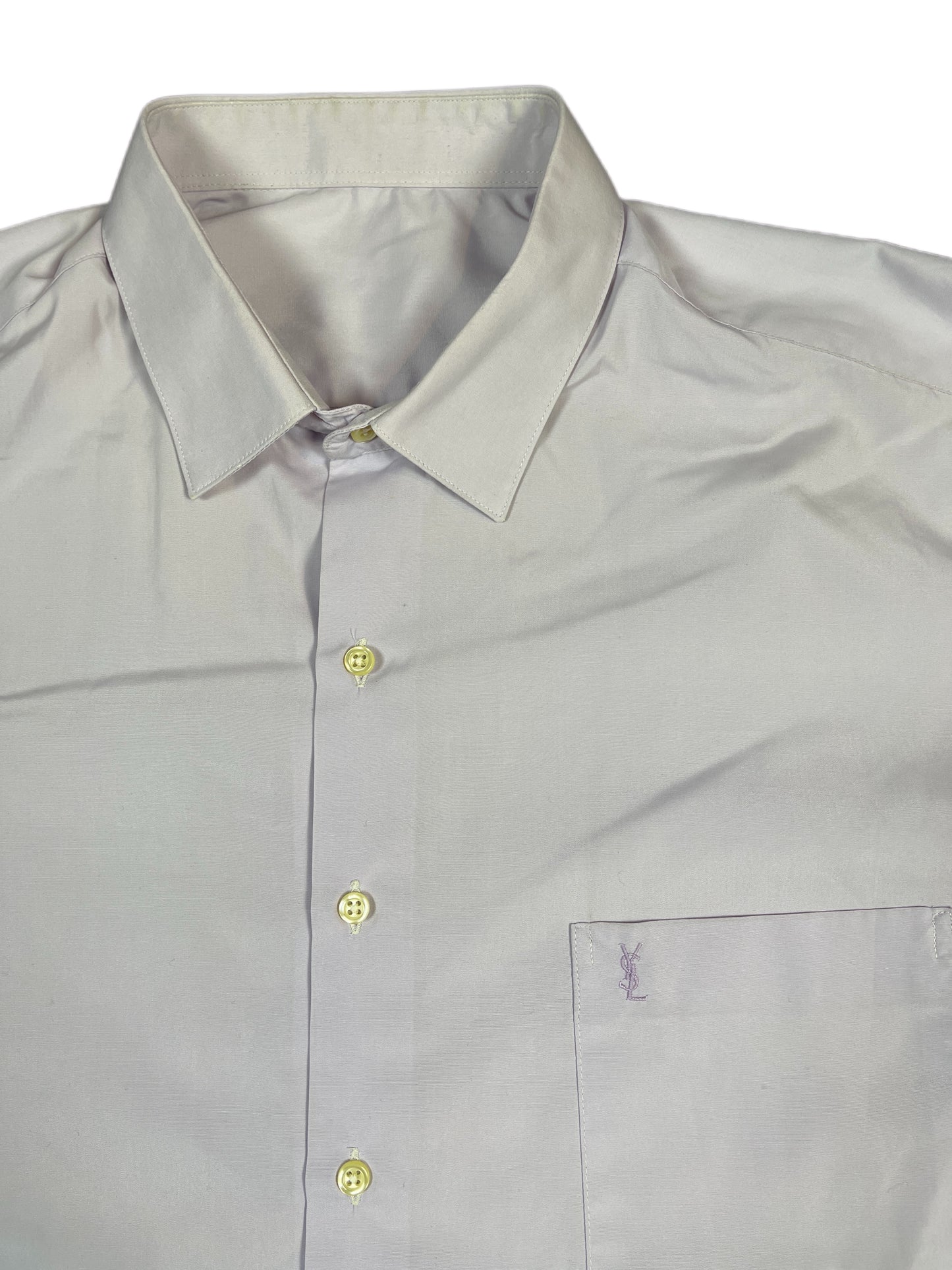 Vintage Yves Saint Laurent Long Sleeve Shirt Rose - L