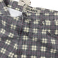 Vintage Cigaree Pants Checkered Gray Cream - M/L