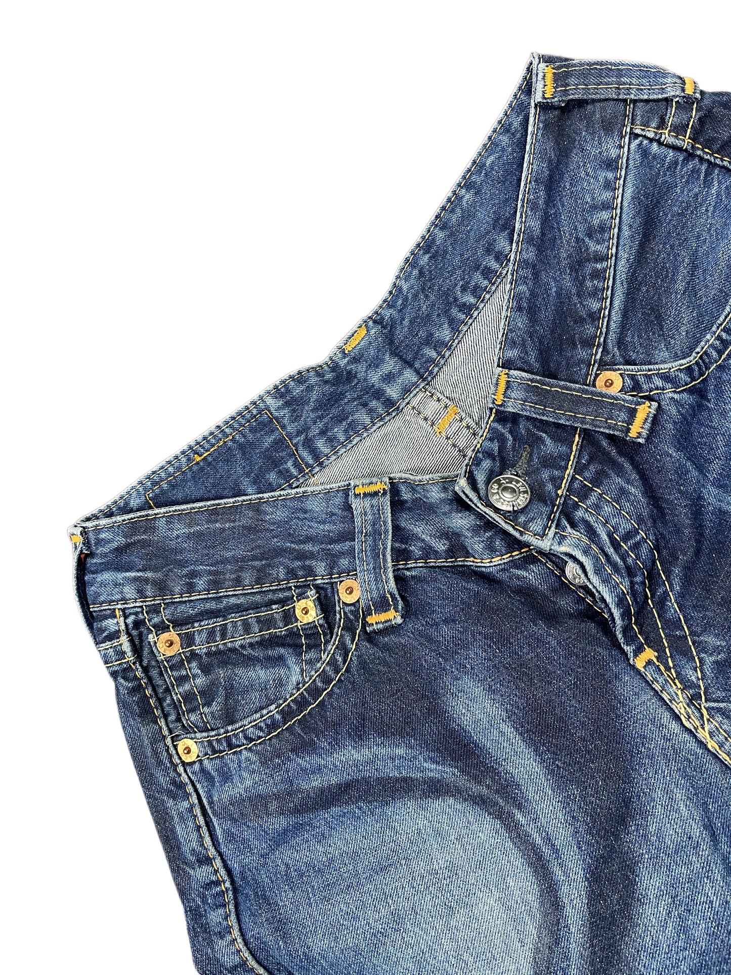 Y2k Levi's Bootcut Low Waist Denim Pants Blue - L/XL