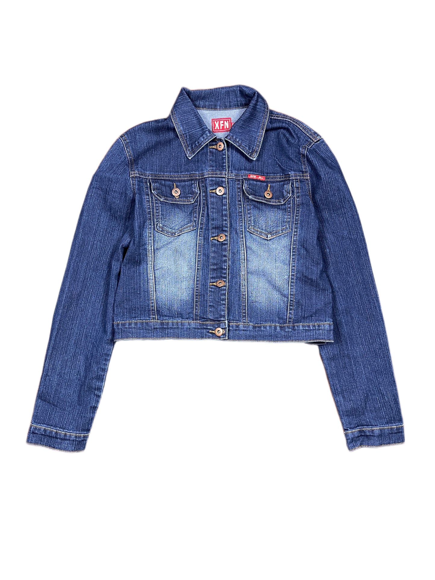 Y2k XFN Denim Jacket Blue - L