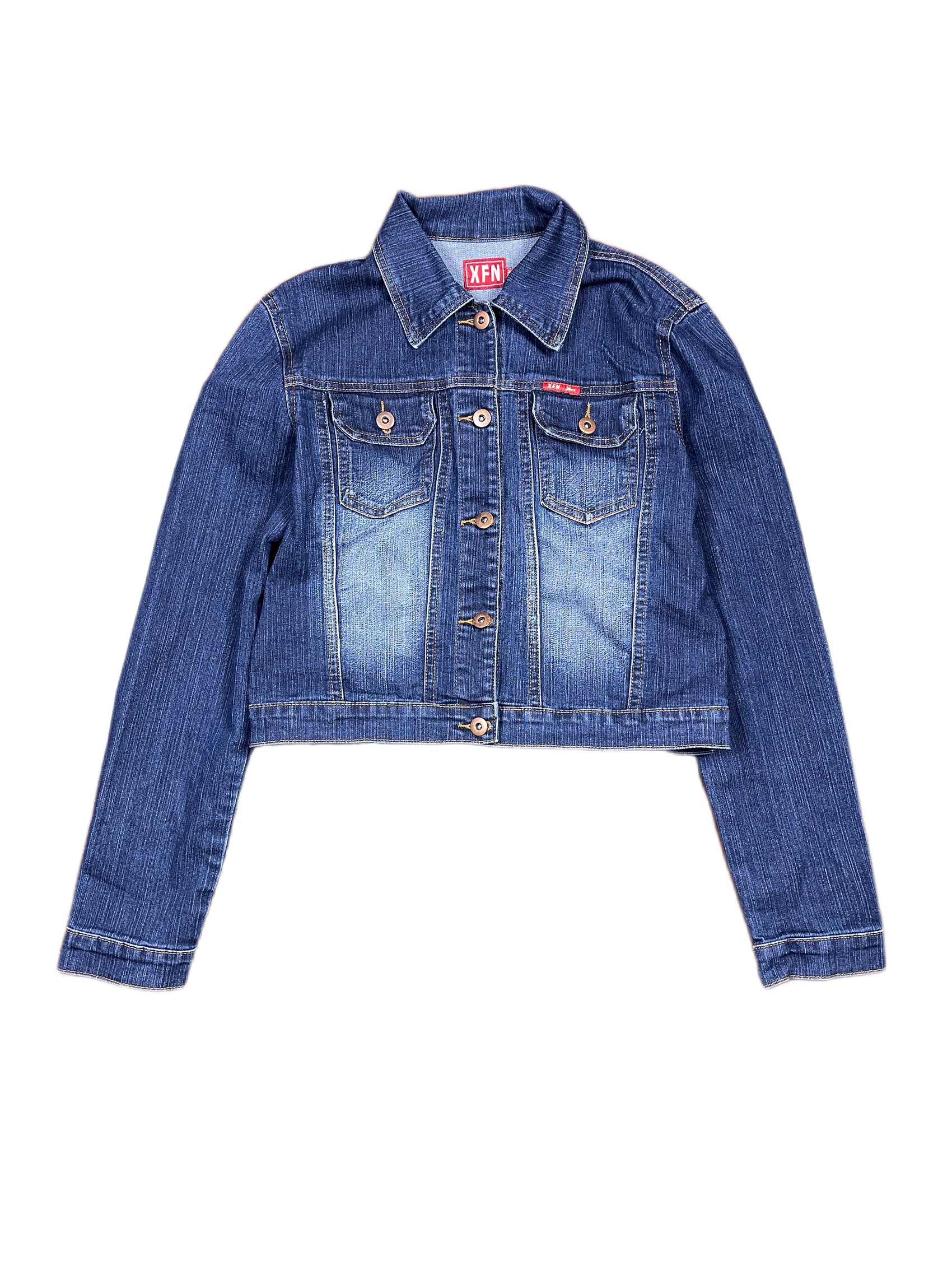 Y2k XFN Denim Jacket Blue - L