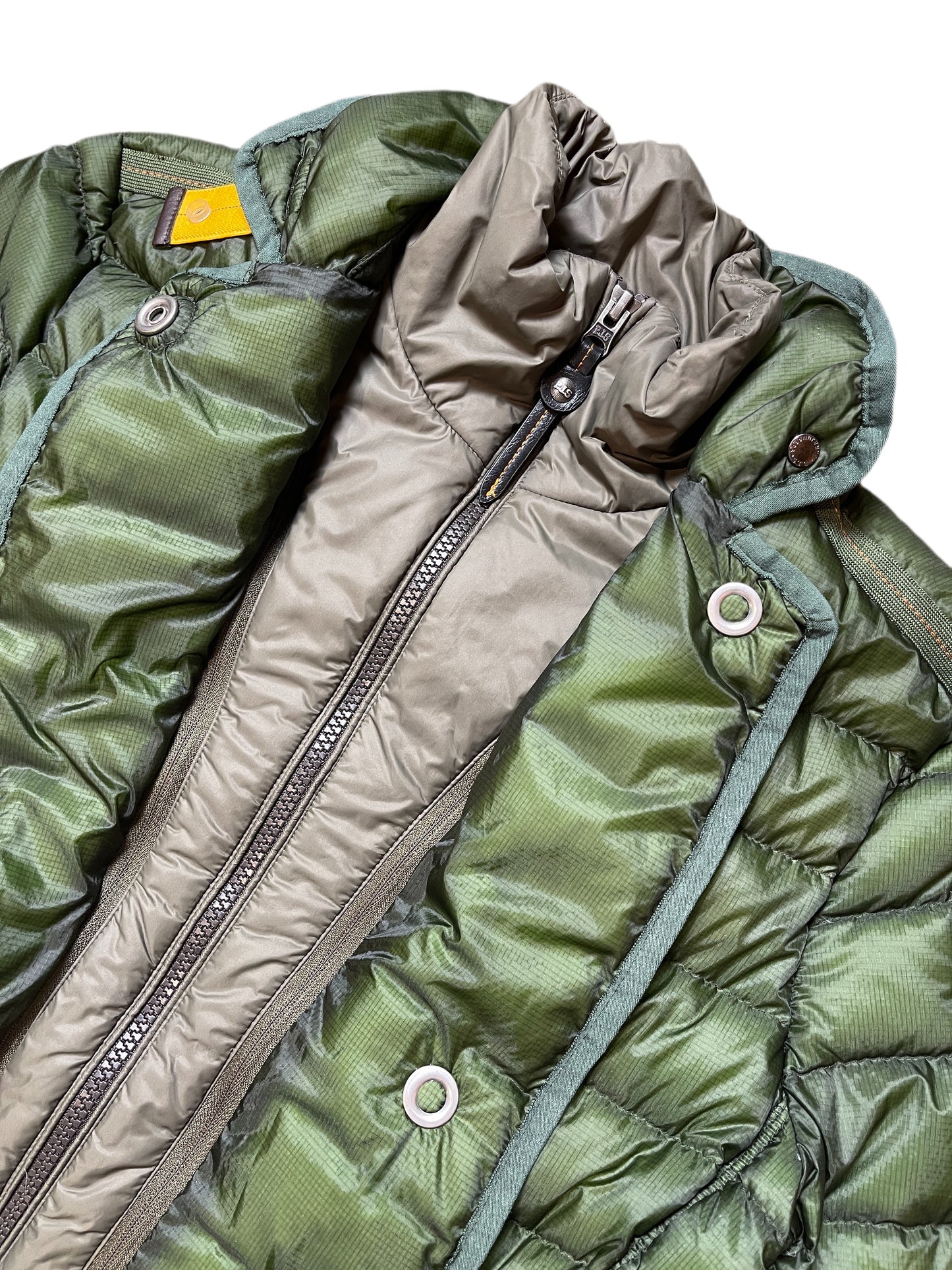 Parajumpers Alisee Quilted Thin Green Down Jacket | S
