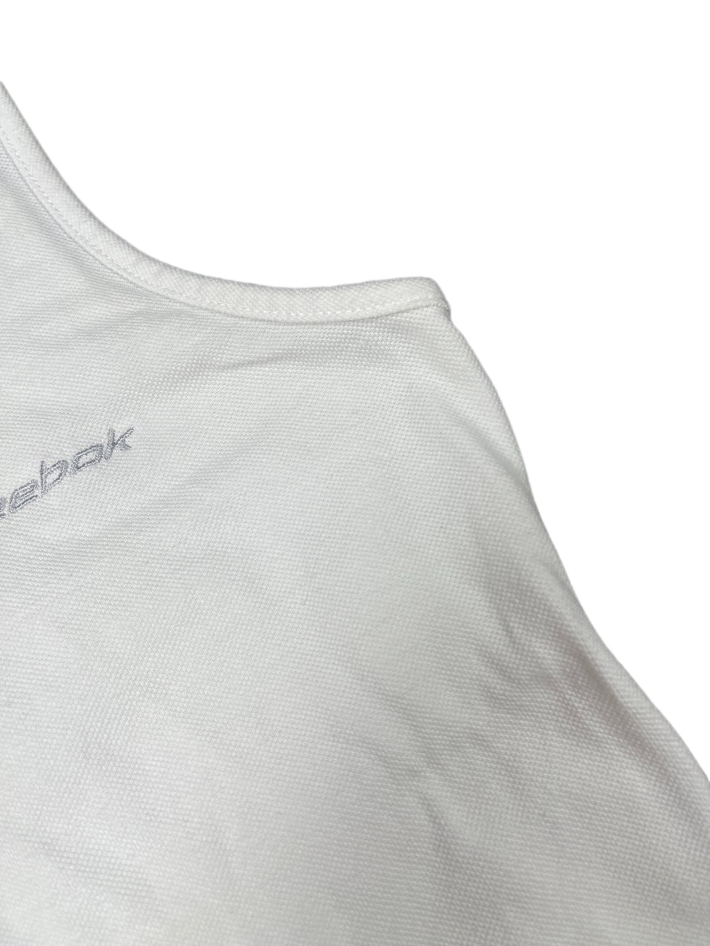 Y2k Reebok Sleeveless Top White - S