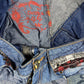 Y2k Desigual Denim Skirt Blue - XXL