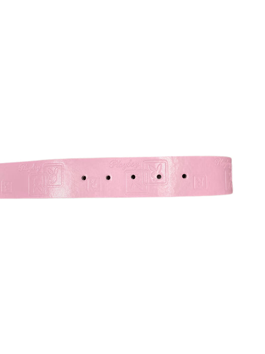 Y2k Playboy Plug Belt Pink 2004