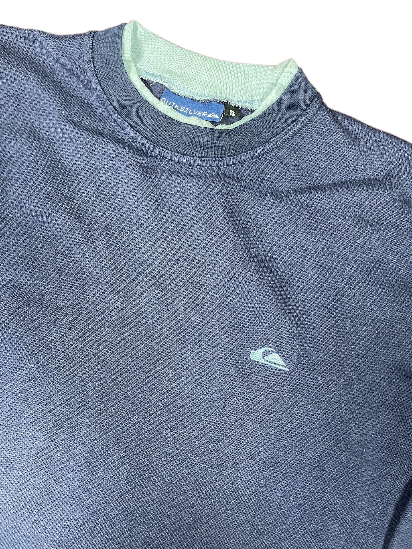 Y2k Quiksilver Sweatshirt Navy - S
