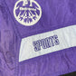 Vintage Puma Eintracht Frankfurt Basketball Sport Jacket Purple Black - XL