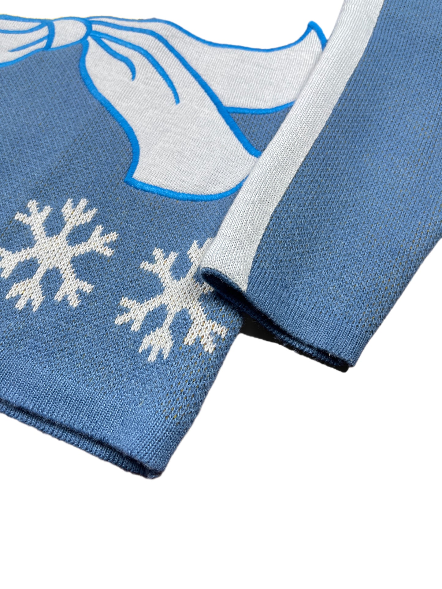 Vintage Looney Tunes 2003 Tweety Warner Bros Knitted Sweatshirt Blue - M