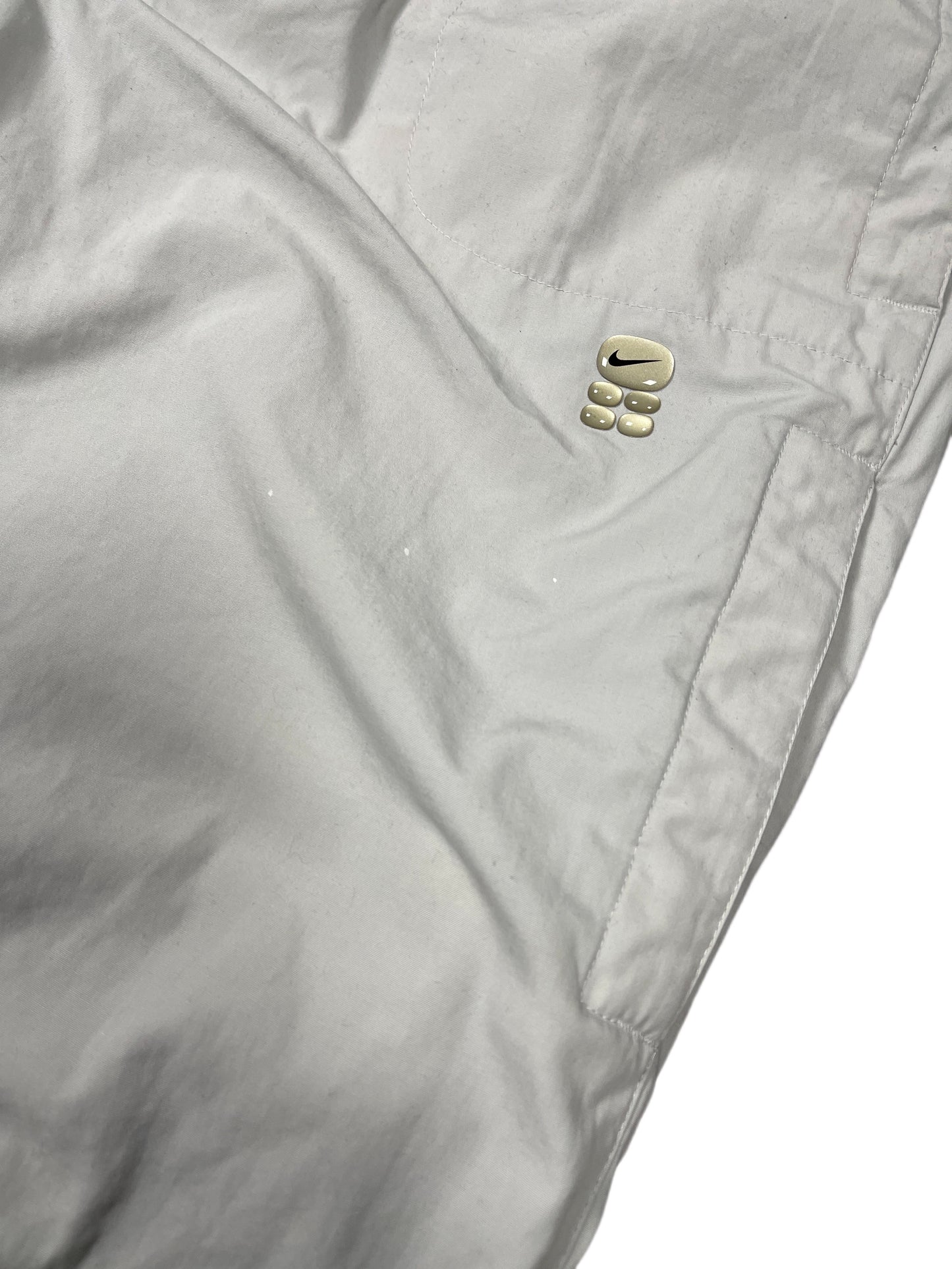 Y2k Nike Bootcut Loose Sport Pants Light Gray - L
