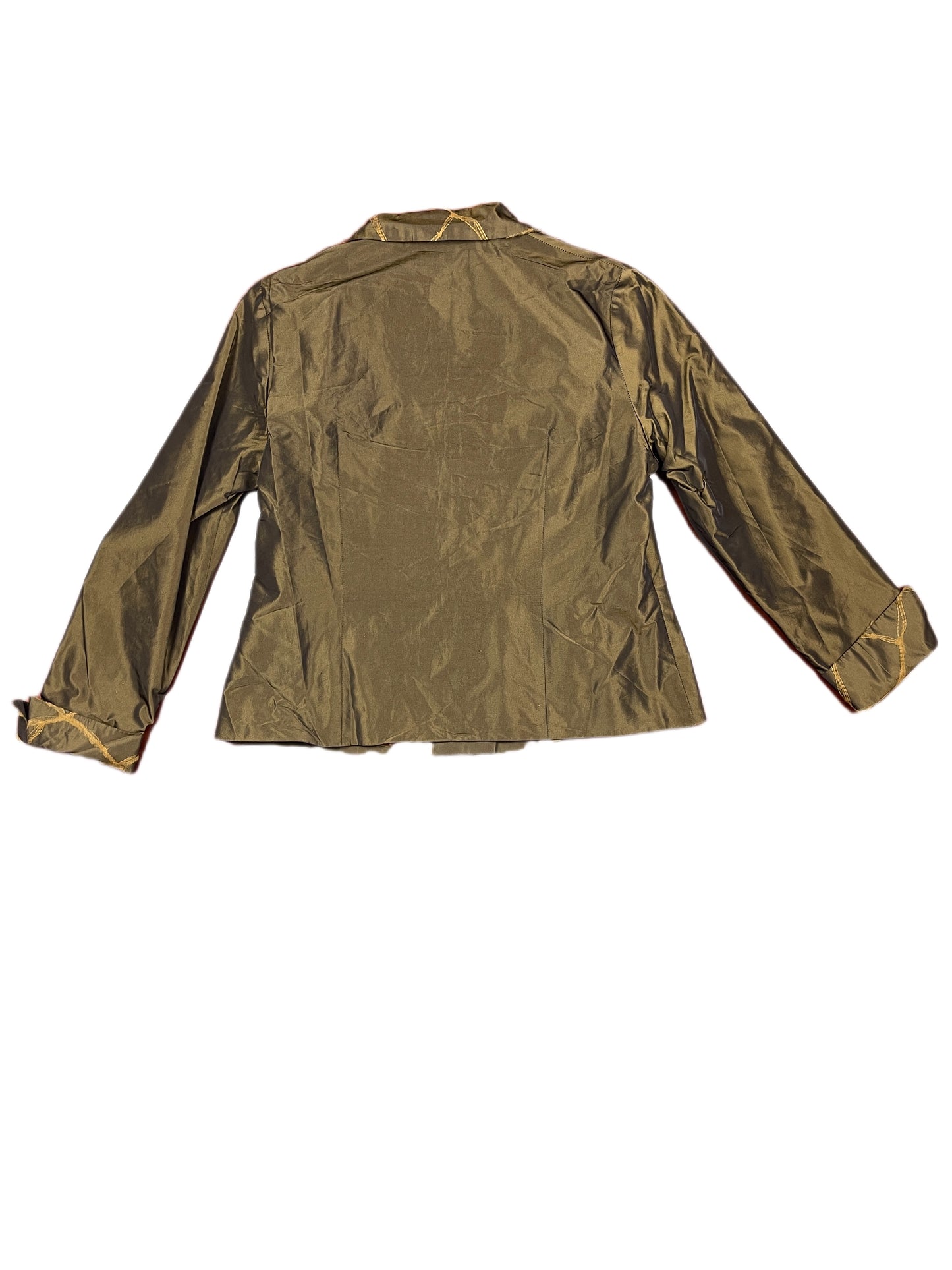 Vintage M. Lorenzo Long Sleeved Top Gold Brown - XXXL