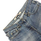 Zara Low Waist Flared Denim Pants Blue - XL
