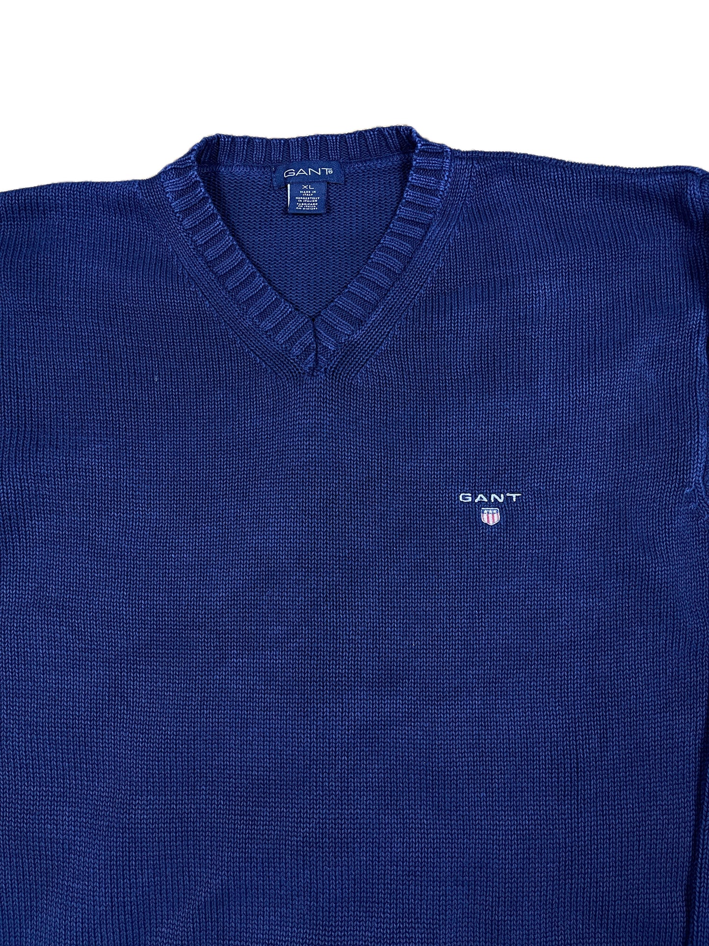 Gant Knitted Sweatshirt Navy - XL