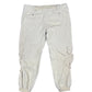 Y2k Desigual Ethnic Roots Low Waist Capri Pants Beige - L