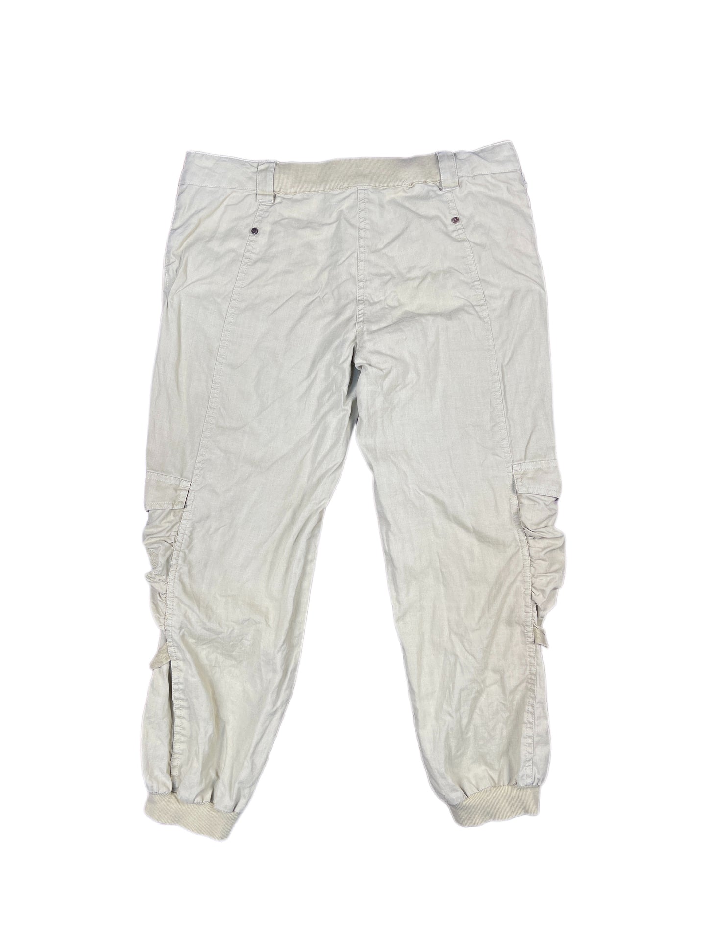 Y2k Desigual Ethnic Roots Low Waist Capri Pants Beige - L