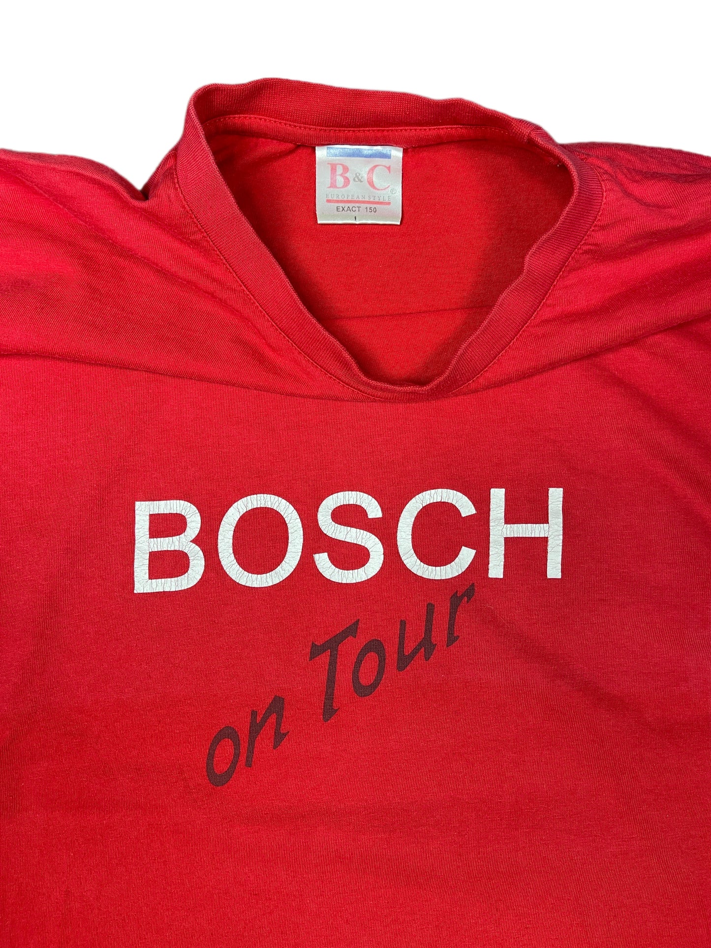 Vintage Bosch B&C T-Shirt Red - L