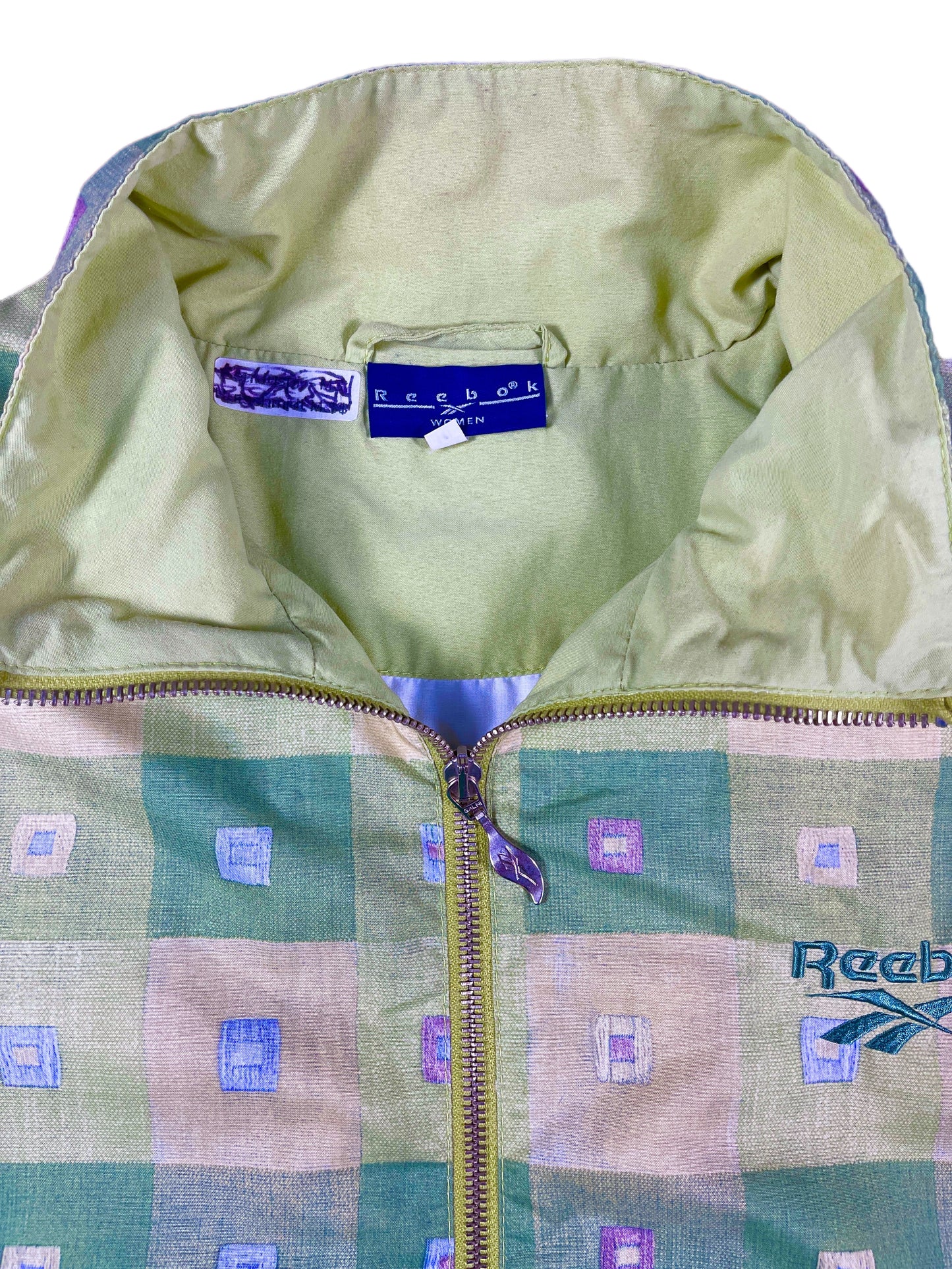 Y2k Reebok Track Jacket Green - L