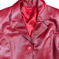 Vintage Leather Jacket Red - L