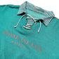 Vintage Stone Island Marina Turquoise Gray Sweatshirt 1980s | M