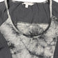 Y2k Salt and Pepper Long Sleeve Top Gray - L