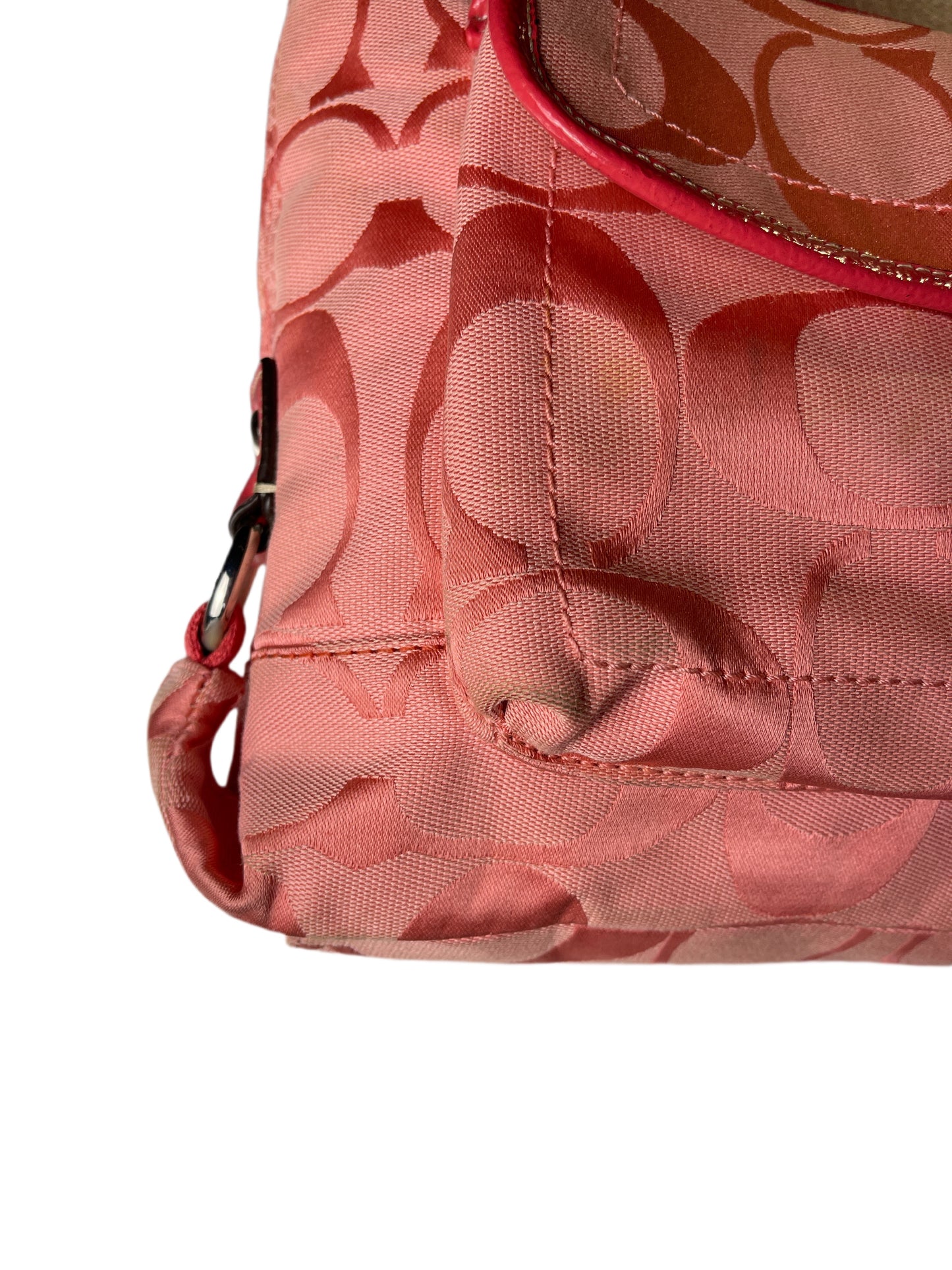 Coach Kyra Nylon Signature Flap Crossbody Bag 2000s y2k