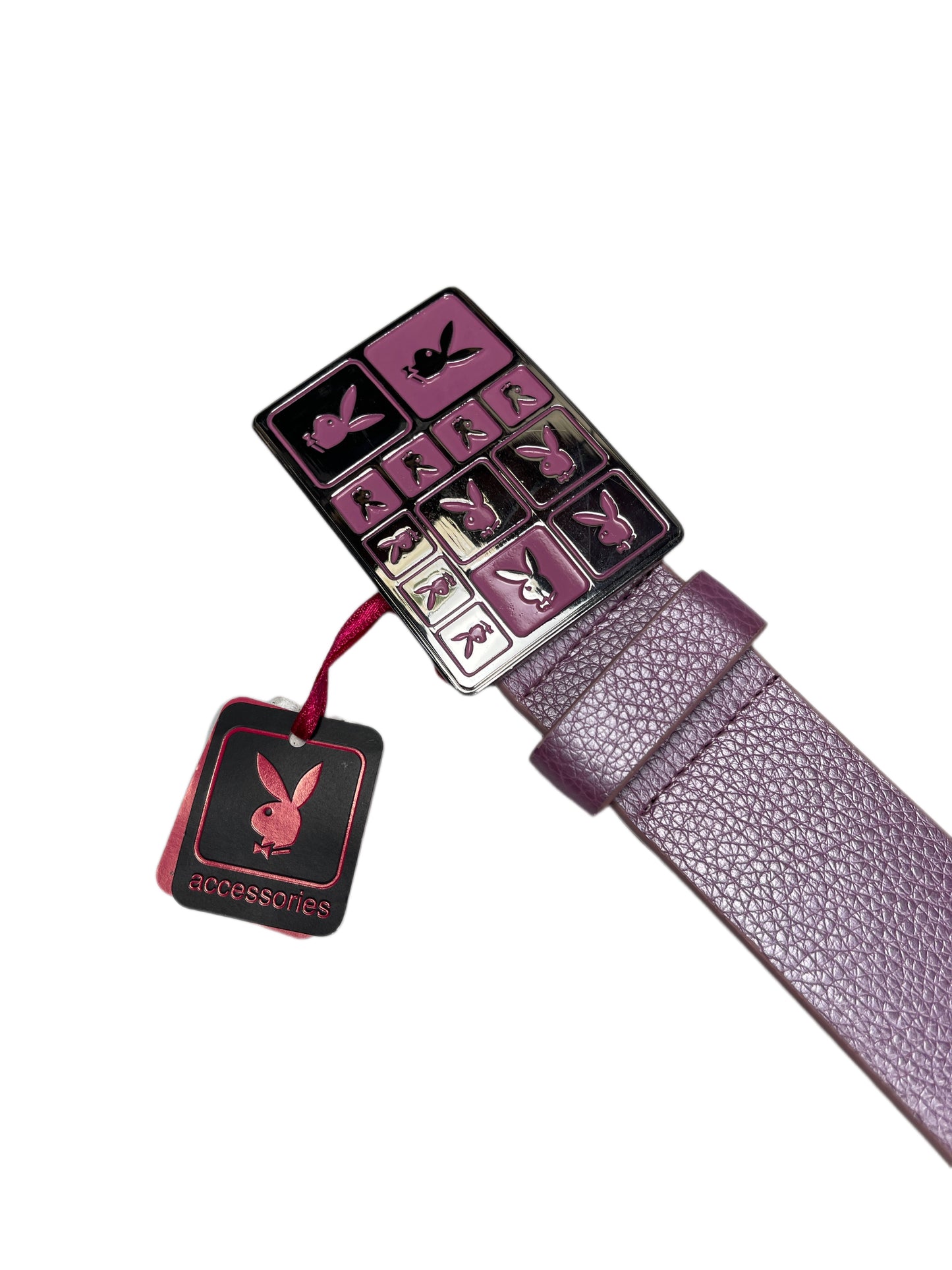 Y2k Playboy Plug Belt Pink 2004