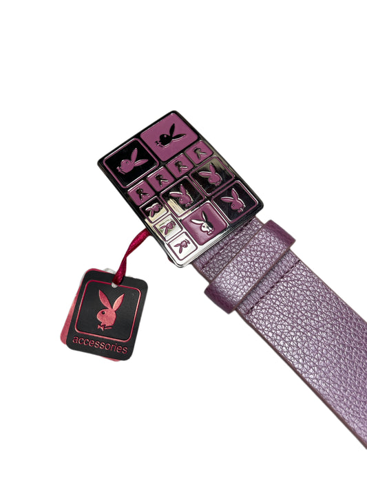 Y2k Playboy Plug Belt Pink 2004