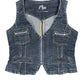 Y2k Msasa Jeans Denim Vest Blue - M/L
