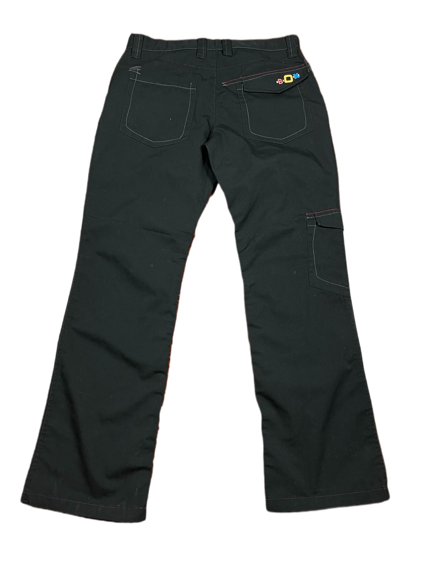 Y2k Adolfo Dominguez Flared Pants Black - XL
