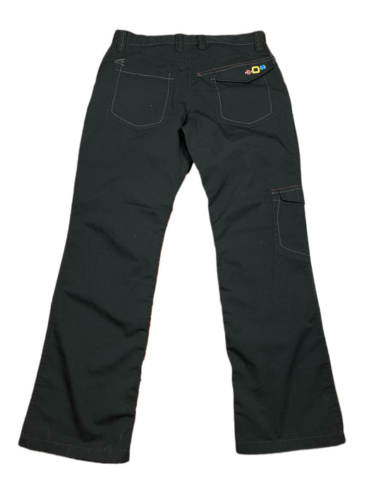 Y2k Adolfo Dominguez Flared Pants Black - XL