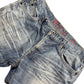 Y2k Bootcut Denim Pants Blue - XL