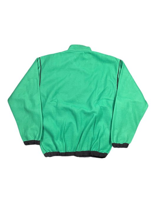 VIntage Kappa Olimpic Games Seoul and Roma 1987-1988 Deadstock Fleece Zip Sweatshirt Green - L