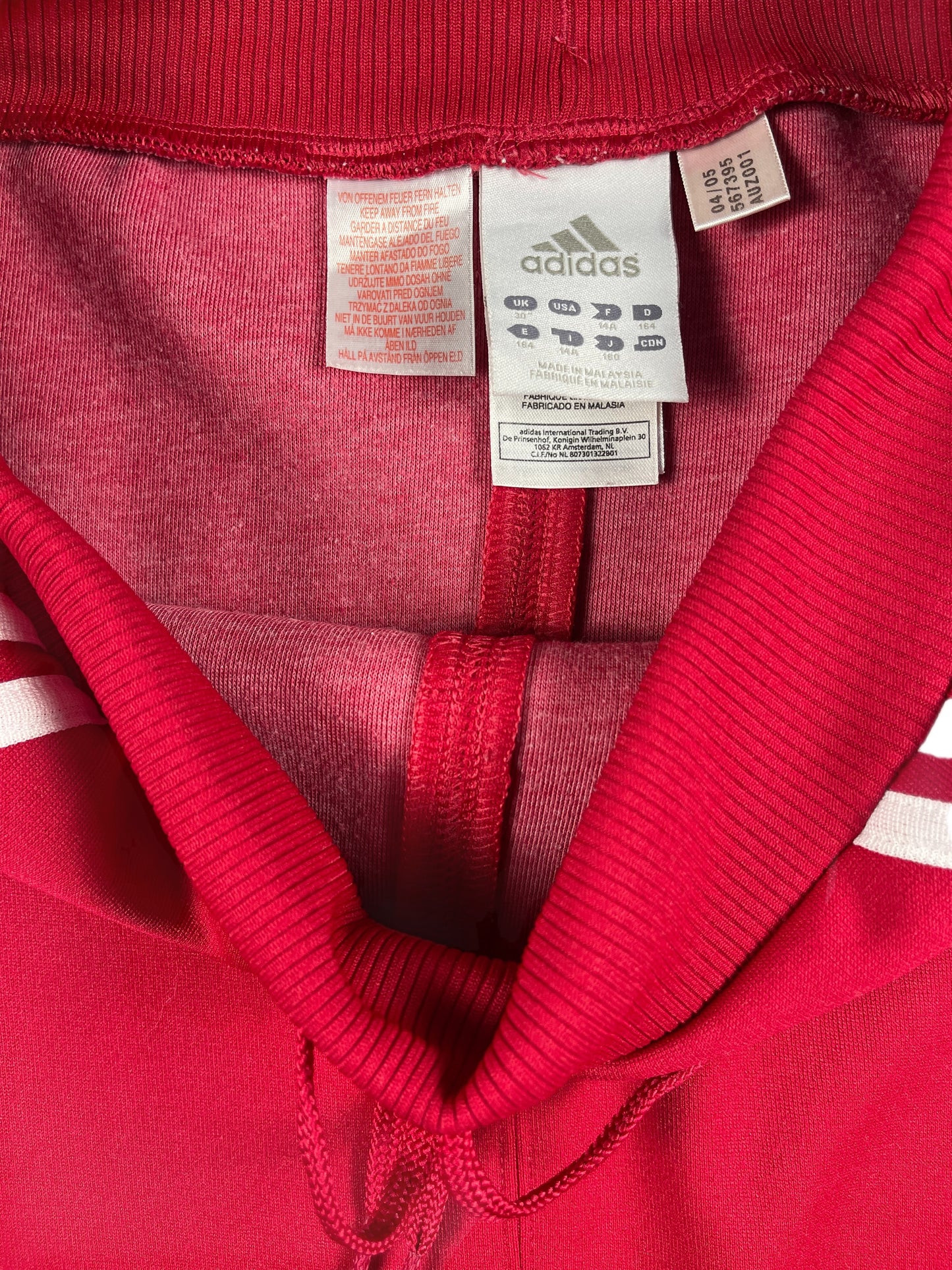 Y2k 2005 Adidas Sport Skirt Red - XS/S