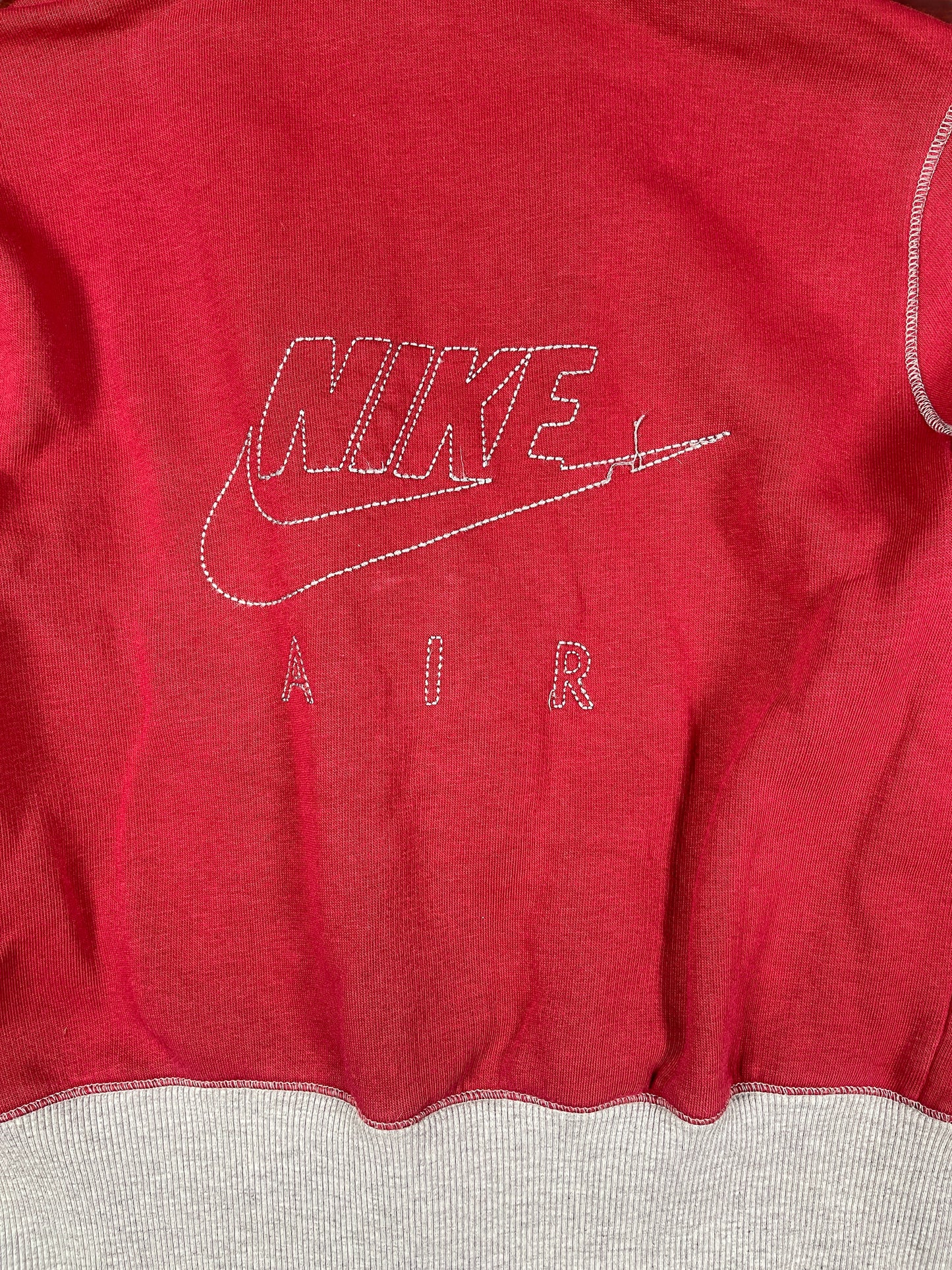 Vintage Nike Zip Hoodie Red - S