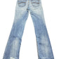 Y2k Lee Low Waist Bootcut Flared Denim Pants Blue - M