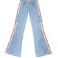 Y2k Bandolli Jeans Denim Flared Pants Blue - L