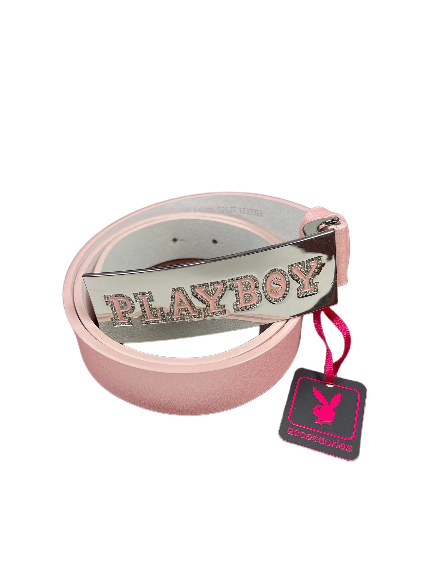 Y2k Playboy Leather Plug Belt Rose 2004