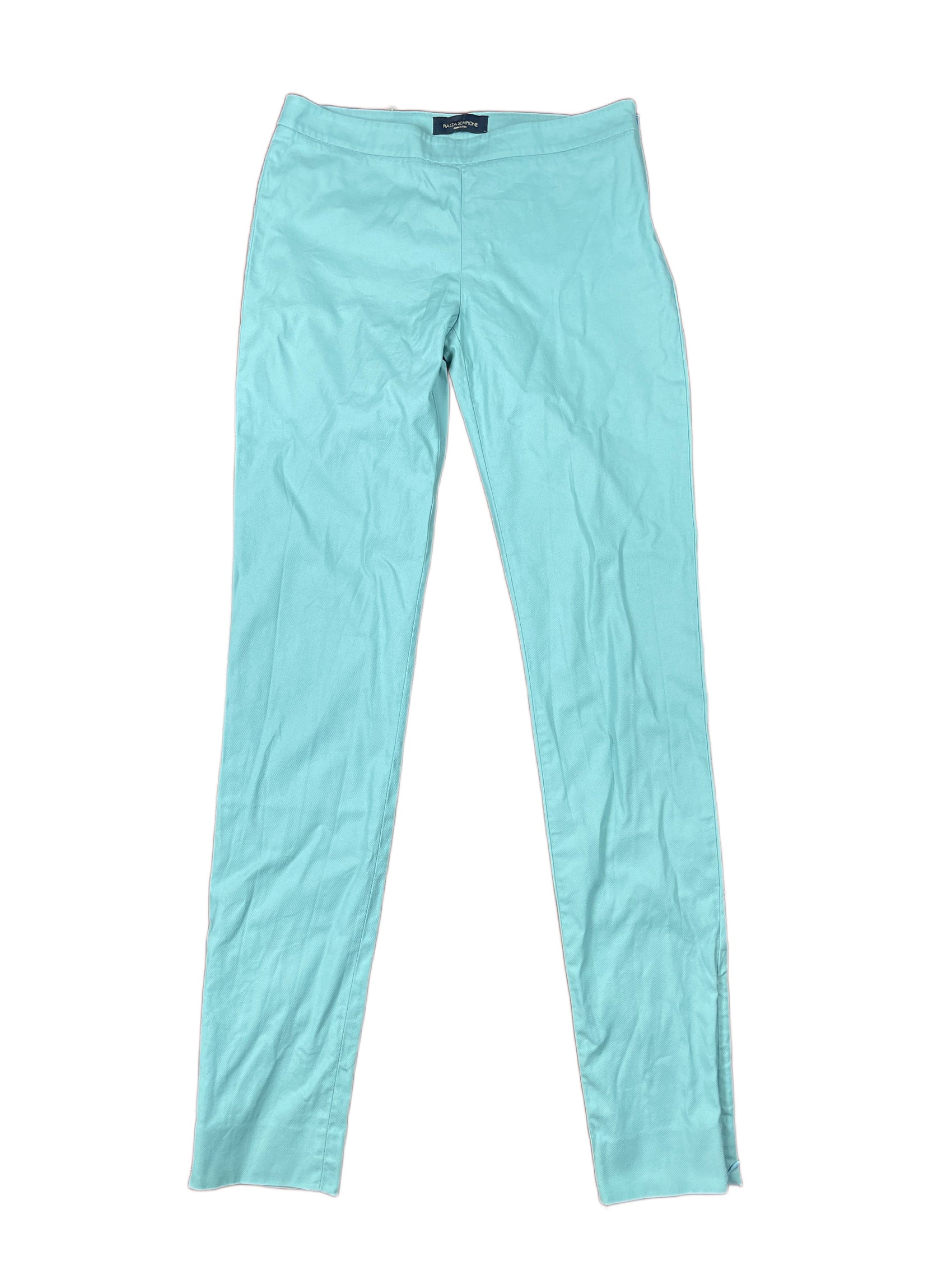 Piazza Sempione Pants Turquoise - M