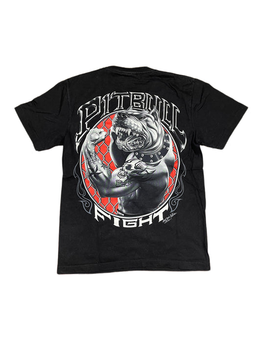 Y2k Rock Chang Pitbull T-shirt Black - M