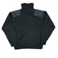 Vintage Valento Knitted Zip Sweatshirt Navy - L