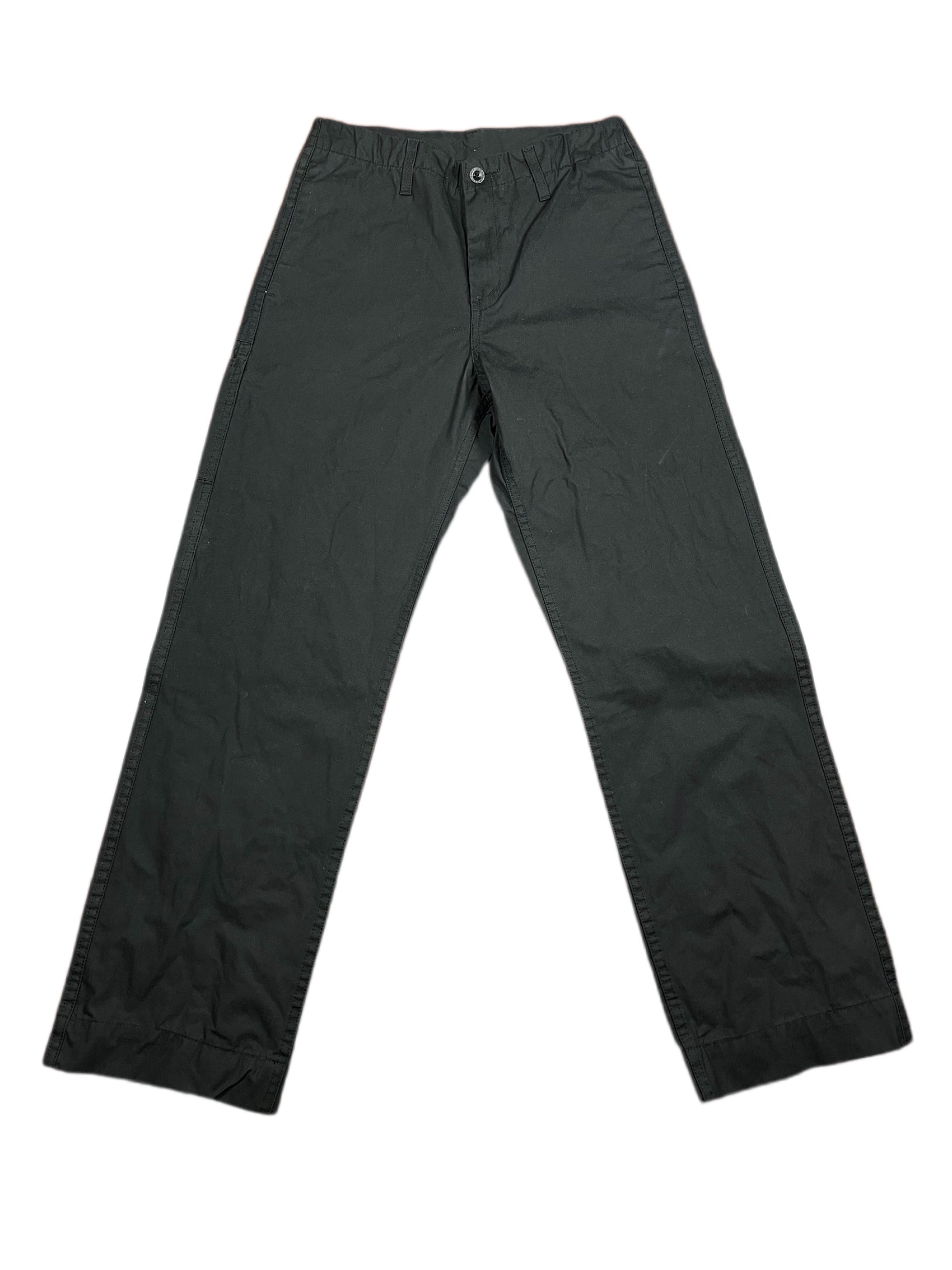 Vintage Levi's Heavy Duty Waxed Pants Black - XS