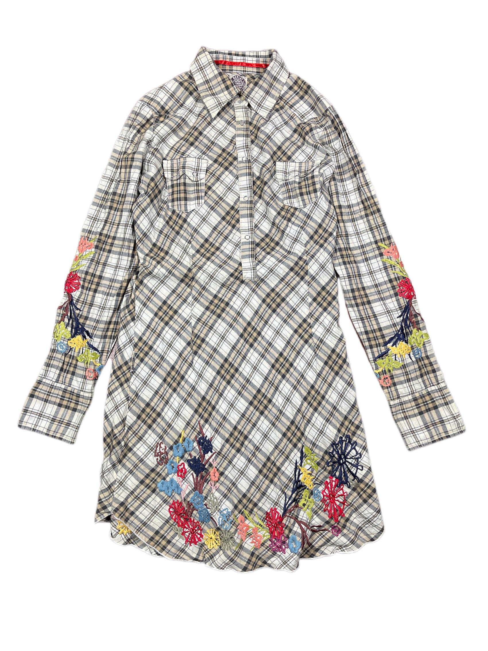 Y2k Replay Long Sleeve Dress Replay - M