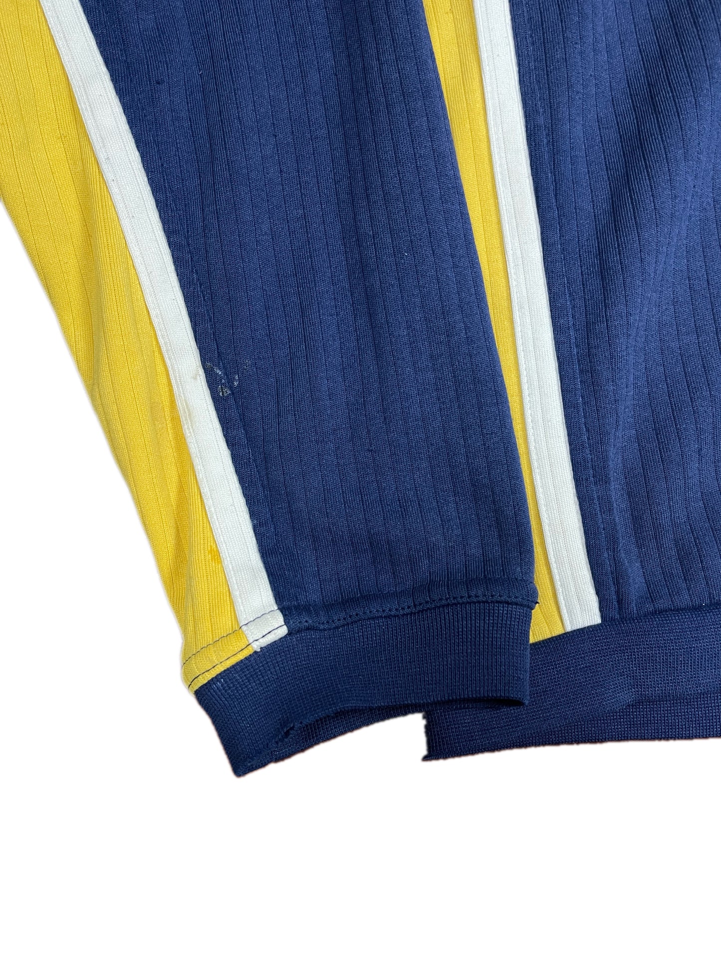 Vintage 1990s Nike Thin Sweatshirt Navy Yellow M