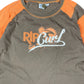 Y2k Rip Curl Longsleeve Brown Orange - XS
