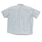 Vintage Howard Marks Short Sleeve Shirt Striped Gray Blue - L