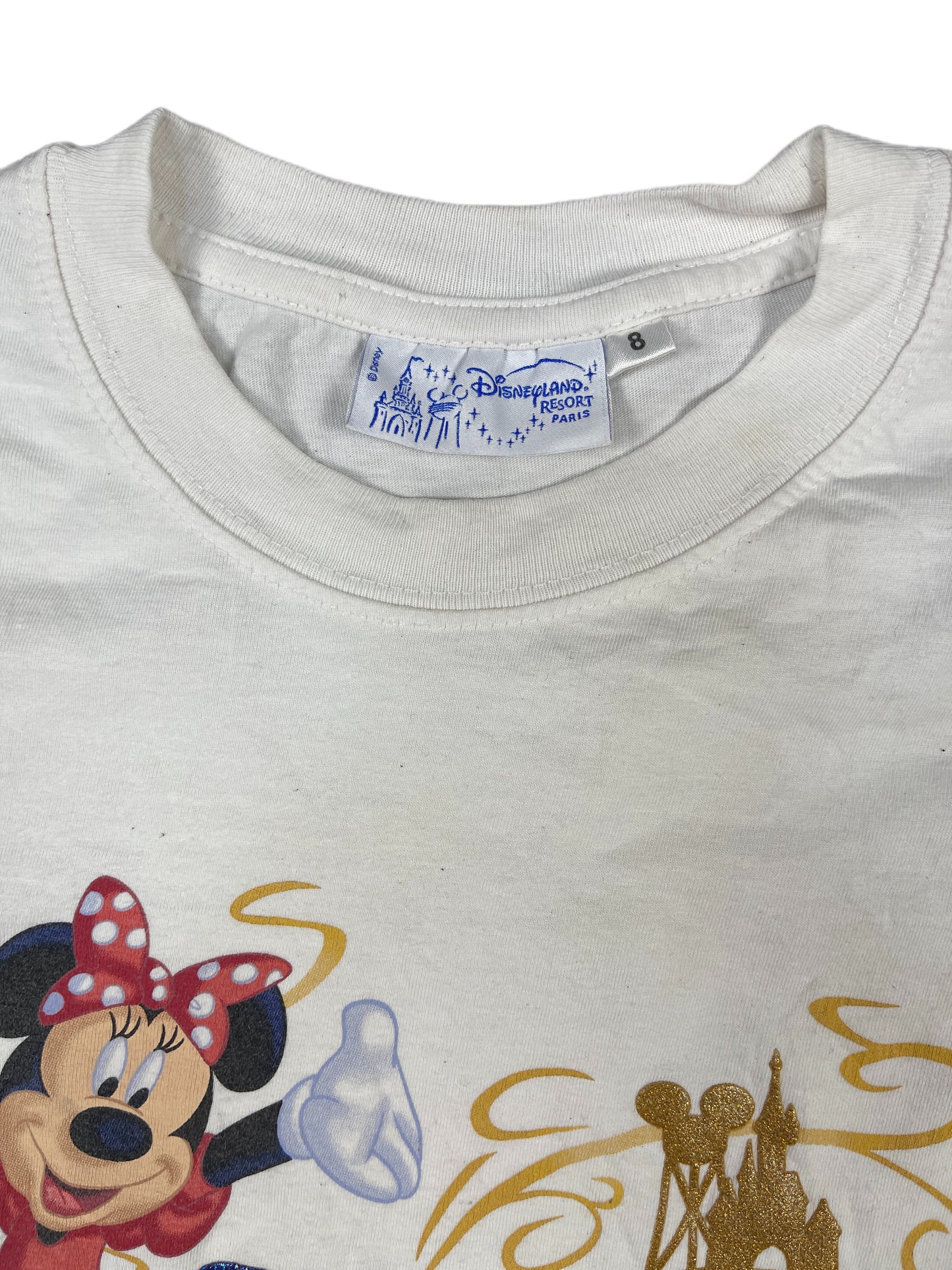 Vintage Disney Minney Mouse Short Sleeve Top White - S