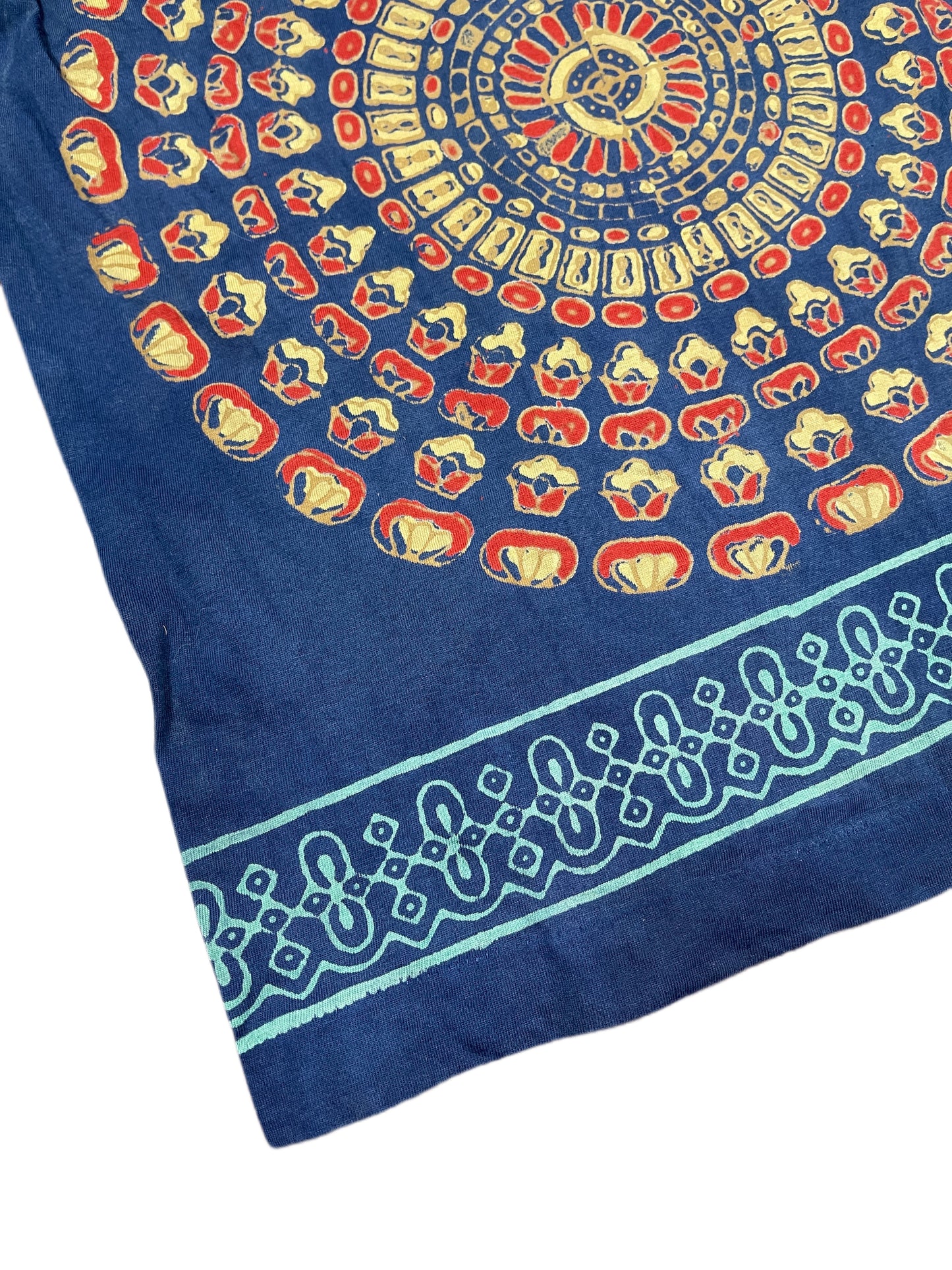 Vintage 70s Short Sleeve Top Navy - XS