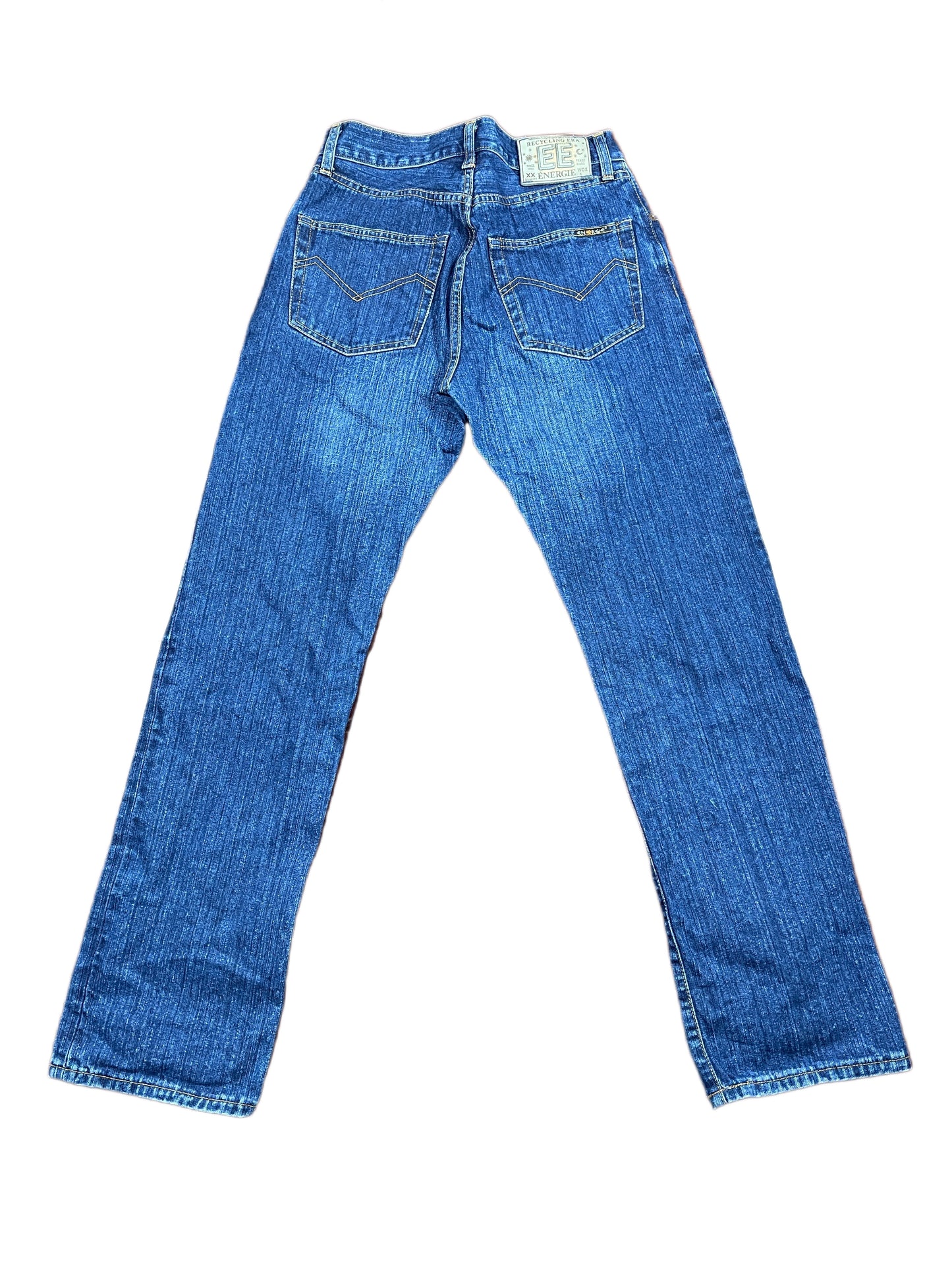 Y2k Energie Bootcut Denim Pants Blue - S/M