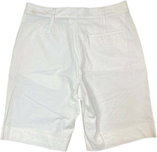 Bally Bermuda Shorts White Cotton Blend M