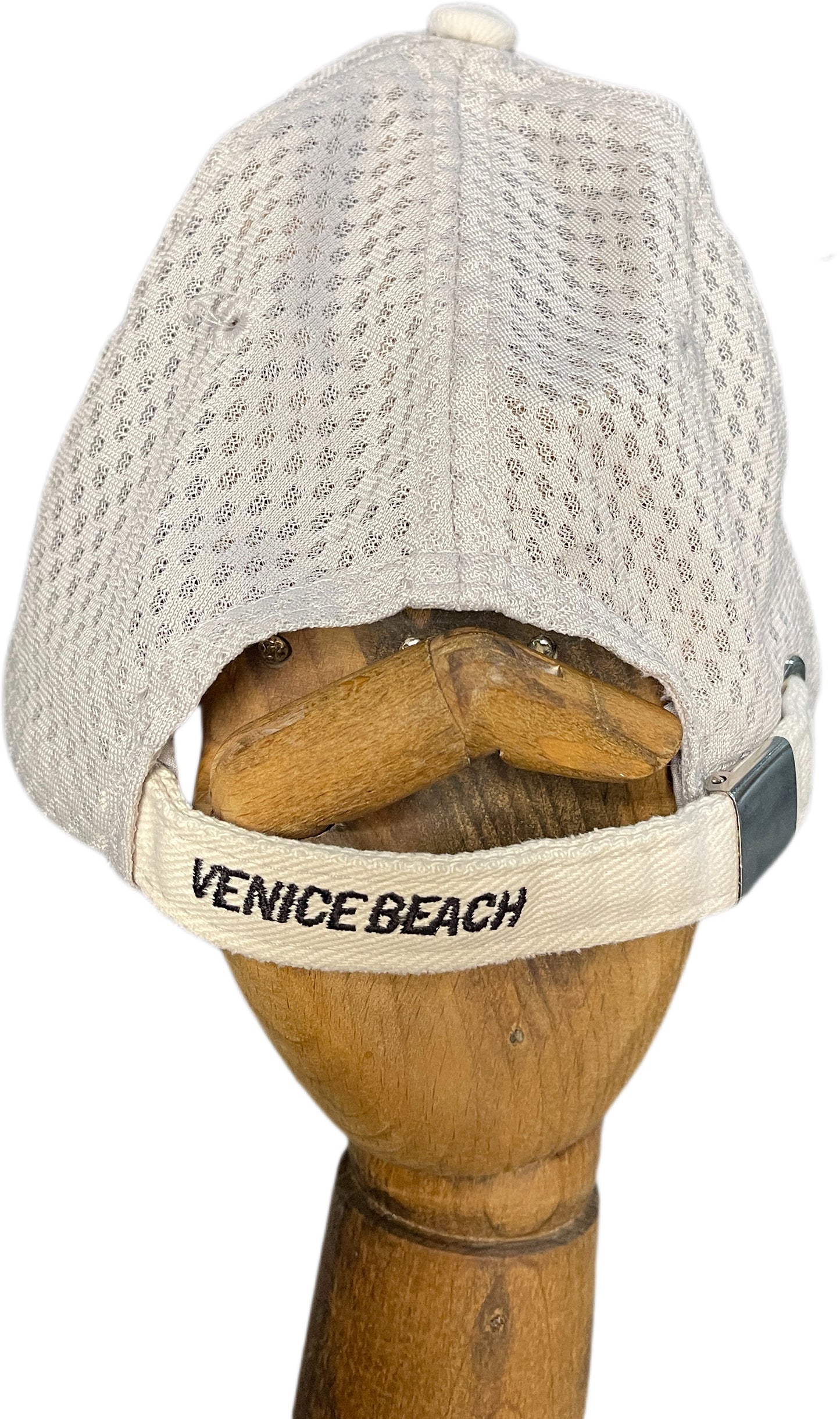 Vintage Venice Beach Distressed Cap White